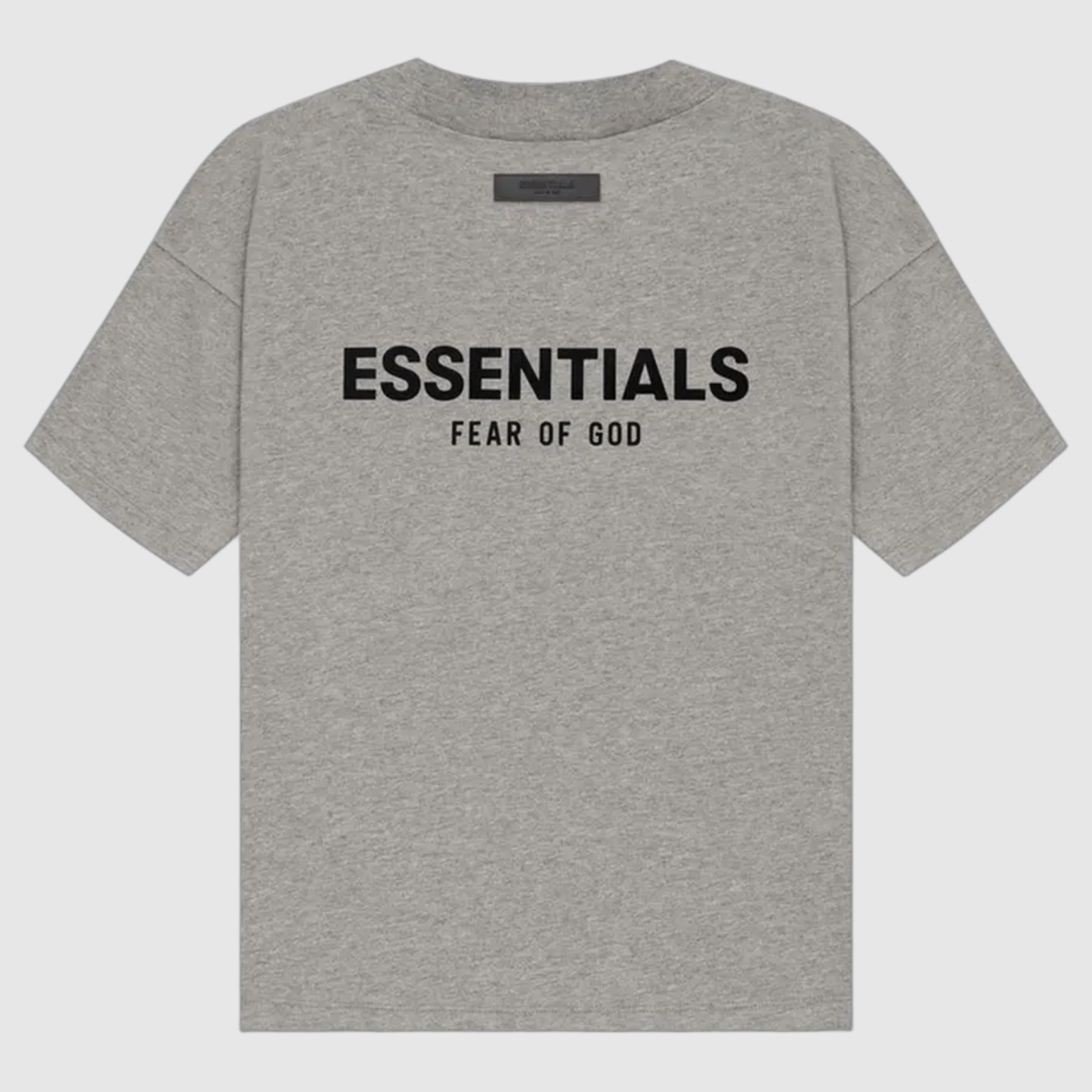 ESSENTIALS FOG TEE DARK OATMEAL SS22