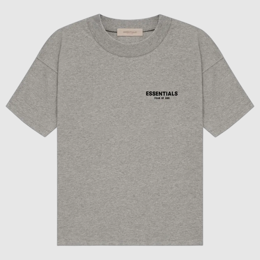 ESSENTIALS FOG TEE DARK OATMEAL SS22